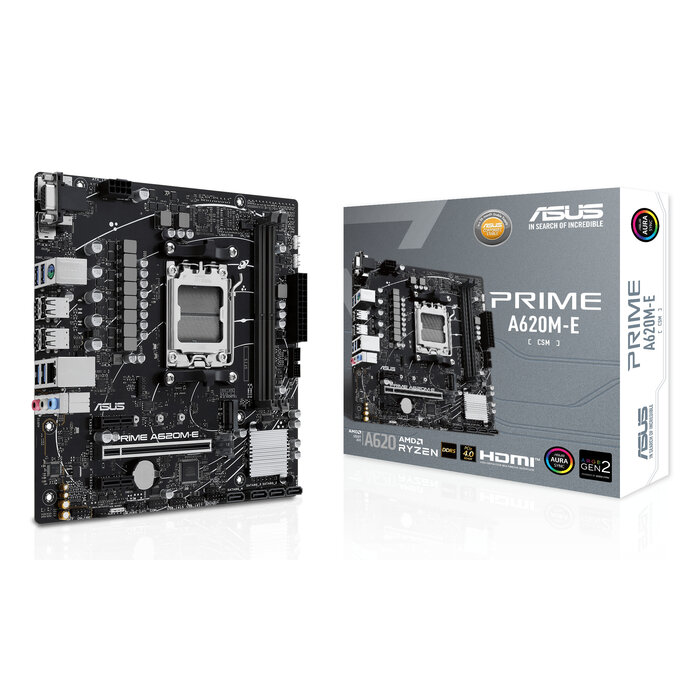 Asus ASUS PRIME A620M-E-CSM AMD A620 Socket AM5 micro ATX