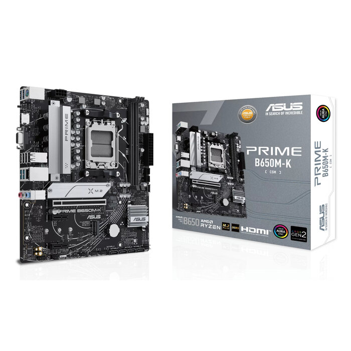 Asus ASUS PRIME B650M-K AMD B650 Socket AM5 micro ATX