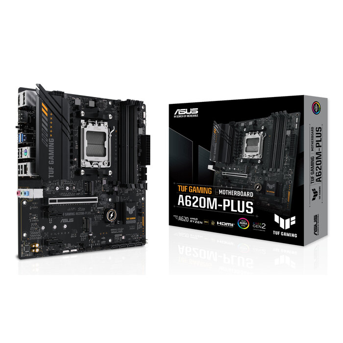Asus ASUS TUF GAMING A620M-PLUS AMD A620 Socket AM5 micro ATX
