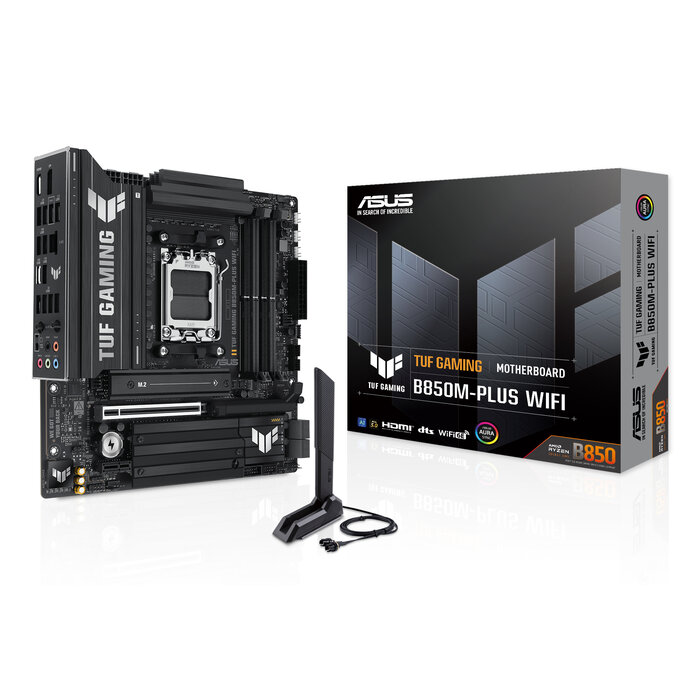 Asus ASUS TUF GAMING B850M-PLUS WIFI AMD B850 Socket AM5 micro ATX