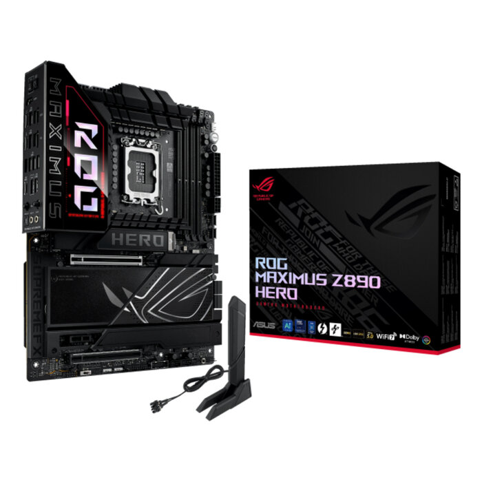 Asus ASUS ROG MAXIMUS Z890 HERO Intel Z890 LGA 1851 (Socket V1) ATX