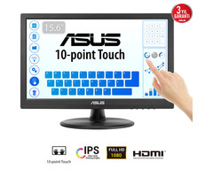 Asus ASUS Touch VT169HE computer monitor 39,6 cm (15.6") 1920 x 1080 Pixels Full HD LED Touchscreen Tafelblad Zwart