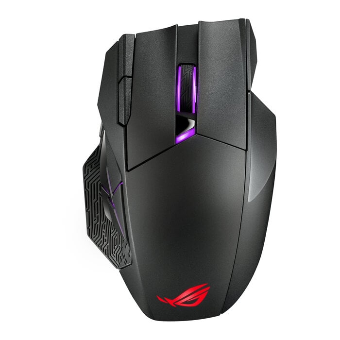 Asus ASUS ROG Spatha X muis Gamen Rechtshandig RF Wireless + USB Type-C Optisch 19000 DPI