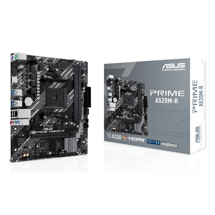 Asus ASUS PRIME A520M-R AMD A520 Socket AM4 micro ATX