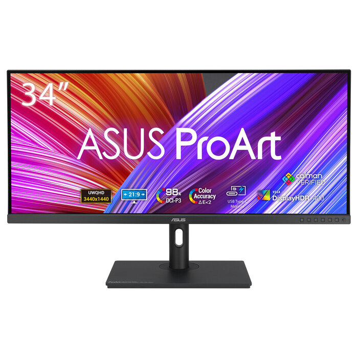 Asus ASUS ProArt PA348CGV computer monitor 86,4 cm (34") 3440 x 1440 Pixels UltraWide Quad HD Zwart
