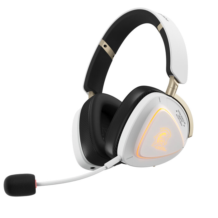 Asus ASUS ROG Delta II-KJP Headset Bedraad en draadloos Hoofdband Gamen Bluetooth Zwart, Wit