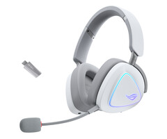 Asus ASUS ROG Delta II Headset Bedraad en draadloos Hoofdband Gamen USB Type-C Bluetooth Wit