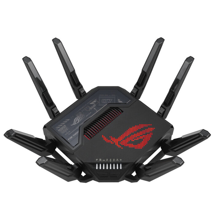 Asus ASUS ROG Rapture GT-BE98 draadloze router 10 Gigabit Ethernet Quad-band (2.4 GHz / 5 GHz-1 / 5 GHz-2 / 6 GHz) Zwart