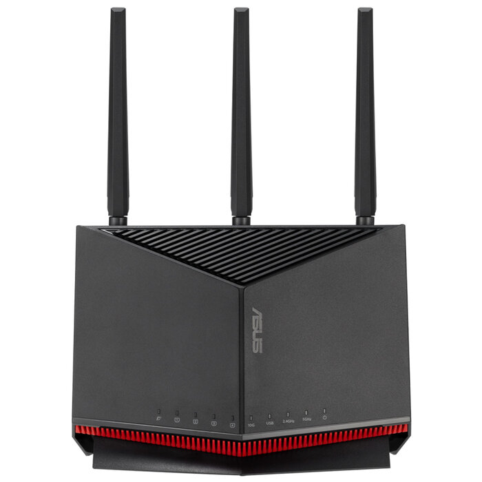 Asus ASUS RT-BE86U draadloze router 10 Gigabit Ethernet Dual-band (2.4 GHz / 5 GHz) Zwart