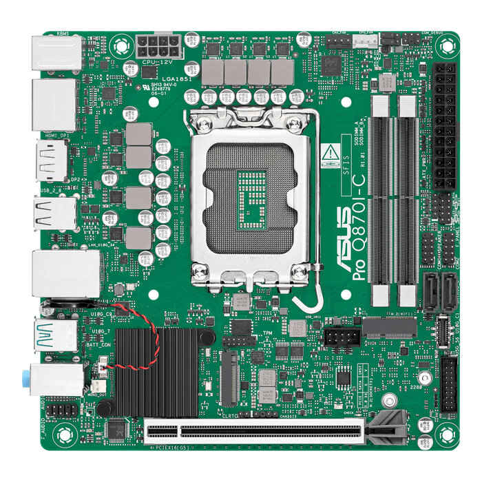 Asus ASUS PRO Q870I-C-CSM Intel Q870 LGA 1851 (Socket V1) mini ITX