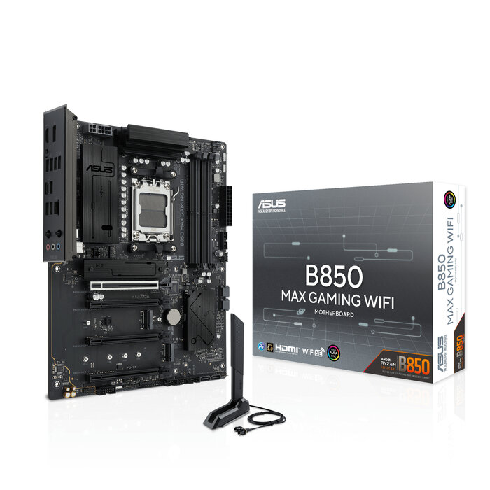 Asus ASUS B850 MAX GAMING WIFI AMD B850 Socket AM5 ATX