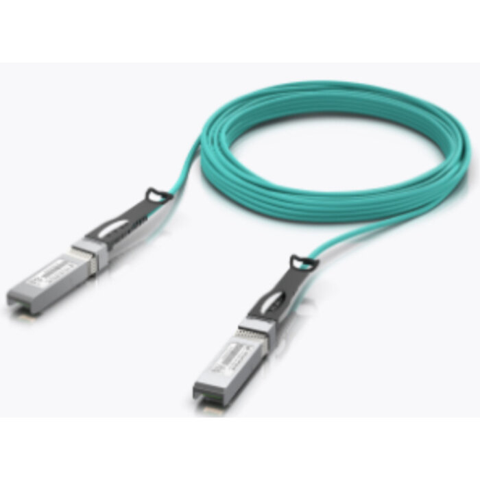 Ubiquiti Ubiquiti UACC-AOC-SFP10-20M InfiniBand en Glasvezelkabel SFP+ Aqua-kleur