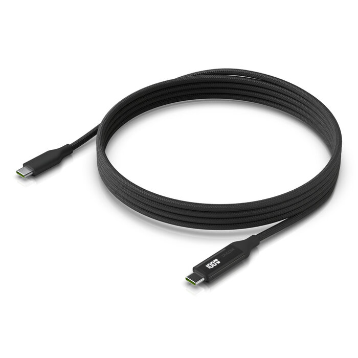 Ubiquiti Ubiquiti UACC-Cable-USB-100W-2M-BK USB-kabel USB C Zwart, Grijs