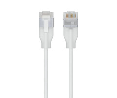 Ubiquiti Ubiquiti UACC-Cable-Patch-EL-C6A-15M-W netwerkkabel Doorschijnend, Wit Cat6a