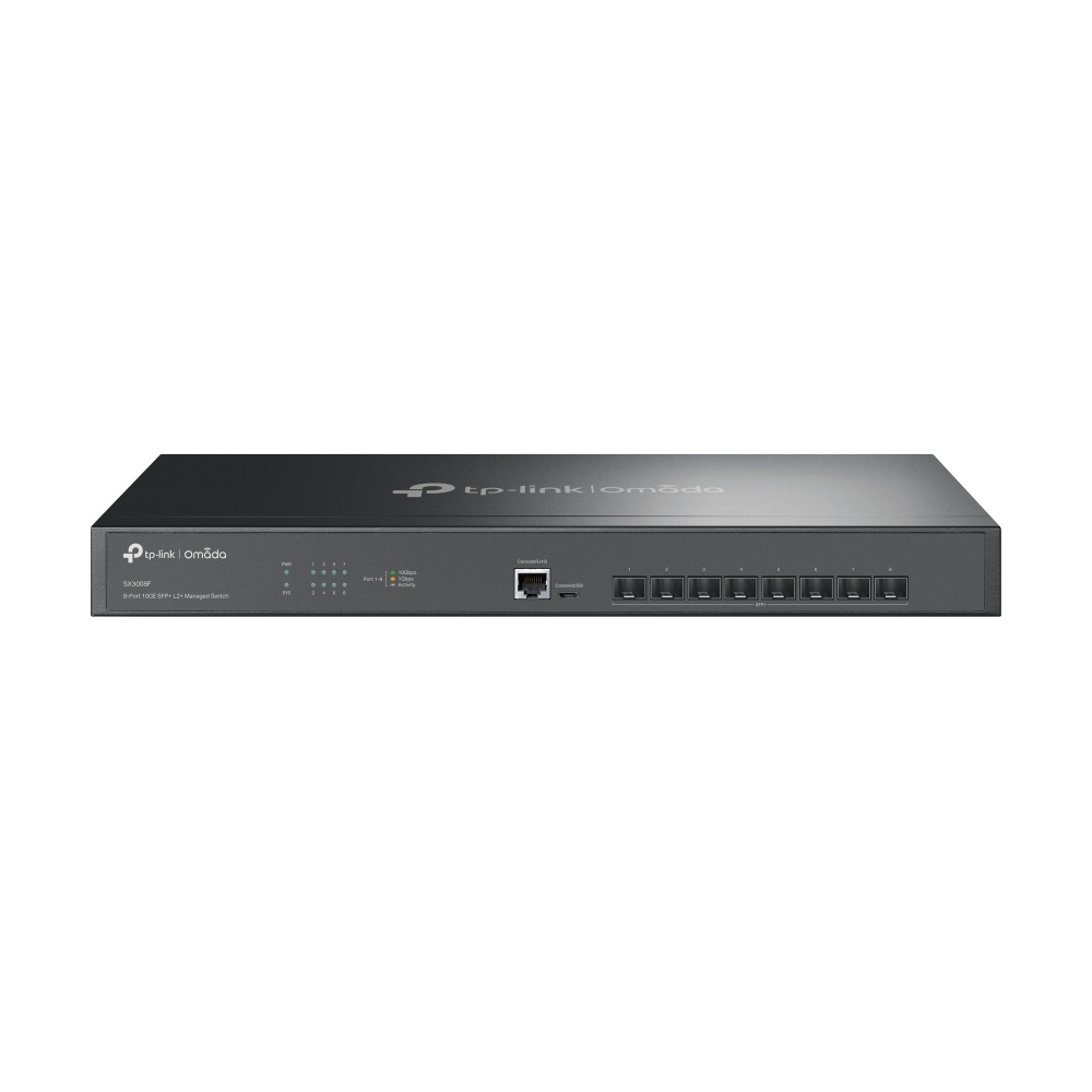 TP-Link TP-Link Omada SX3008F netwerk-switch Managed L2/L3 Zwart