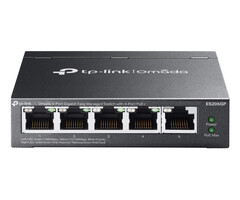TP-Link TP-Link Omada ES205GP netwerk-switch Managed Gigabit Ethernet (10/100/1000) Power over Ethernet (PoE) Zwart