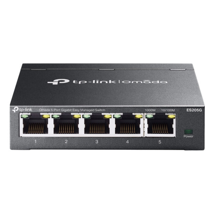 TP-Link TP-Link Omada ES205G netwerk-switch Managed Gigabit Ethernet (10/100/1000) Zwart