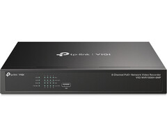 TP-Link TP-Link VIGI NVR1008H-8MP Netwerk Video Recorder (NVR) Zwart
