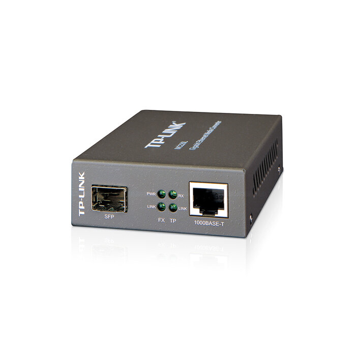 TP-Link TP-Link MC220L netwerk media converter 1000 Mbit/s Multimode, Single-mode Zwart