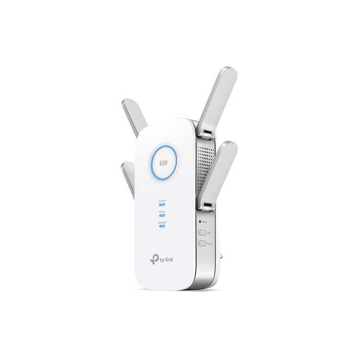 TP-Link TP-Link RE650 netwerkextender Netwerkzender Wit 10, 100, 1000 Mbit/s