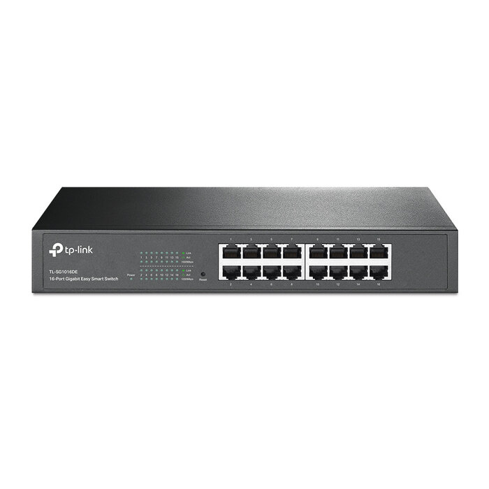 TP-Link TP-Link TL-SG1016DE Managed L2 Gigabit Ethernet (10/100/1000) 1U Zwart