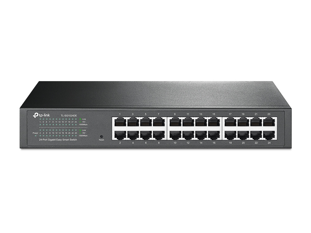 TP-Link TP-Link TL-SG1024DE Managed L2 Gigabit Ethernet (10/100/1000) 1U Zwart