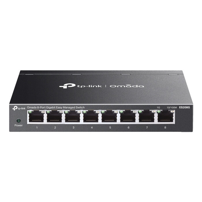 TP-Link TP-Link Omada ES208G netwerk-switch Managed L2 Gigabit Ethernet (10/100/1000) Zwart