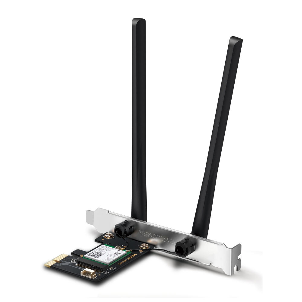 TP-Link Mercusys MA80XE netwerkkaart Intern WLAN / Bluetooth 3000 Mbit/s