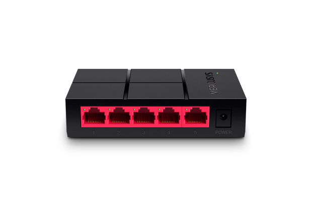 TP-Link Mercusys MS105G netwerk-switch Unmanaged Gigabit Ethernet (10/100/1000) Zwart