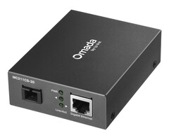 TP-Link TP-Link Omada MC211CS-20 netwerk media converter 1000 Mbit/s 1310 nm Single-mode Zwart