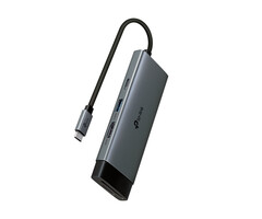 TP-Link TP-Link UH7021C interface hub USB Type-C 5000 Mbit/s Aluminium, Zwart