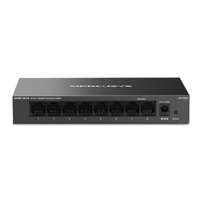 TP-Link Mercusys MS108GS-M2 netwerk-switch Gigabit Ethernet (10/100/1000) Zwart