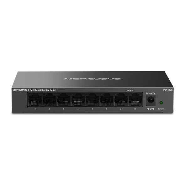 TP-Link Mercusys MS108GS-M2 netwerk-switch Gigabit Ethernet (10/100/1000) Zwart