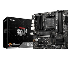 MSI MSI B550M PRO-VDH moederbord AMD B550 Socket AM4 micro ATX