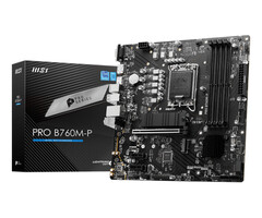 MSI MSI PRO B760M-P moederbord Intel B760 LGA 1700 micro ATX