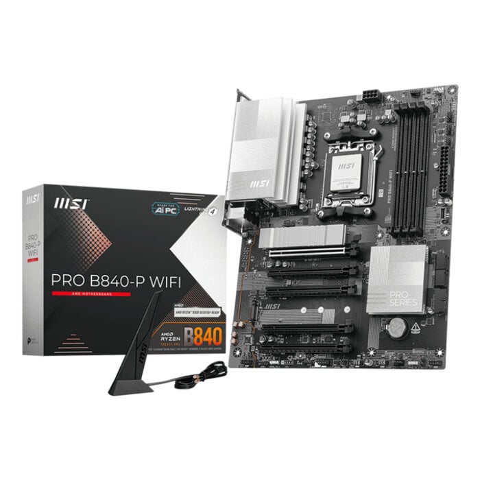 MSI MSI PRO B840-P WIFI moederbord AMD B840 Socket AM5 ATX