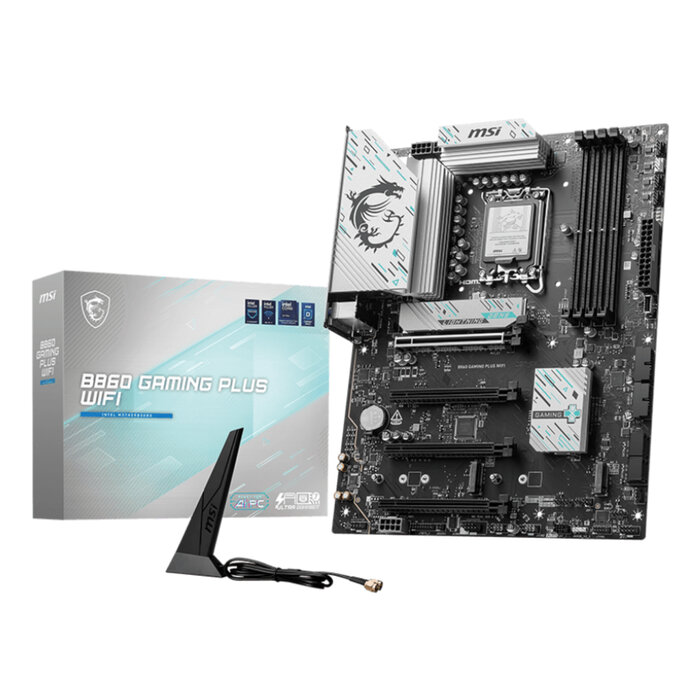 MSI MSI B860 GAMING PLUS WIFI moederbord Intel B860 LGA 1851 (Socket V1) ATX