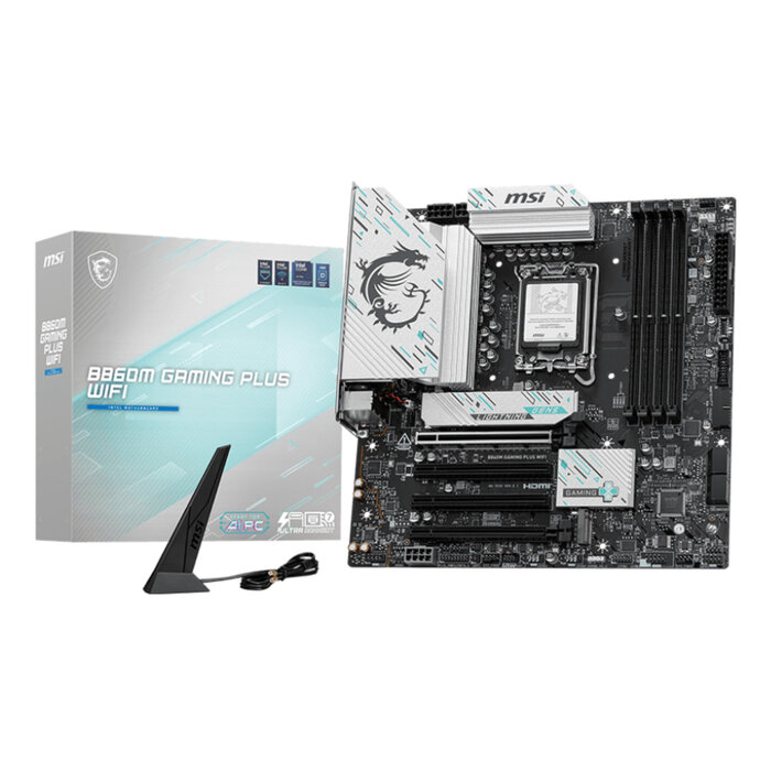 MSI MSI B860M GAMING PLUS WIFI moederbord Intel B860 LGA 1851 (Socket V1) micro ATX
