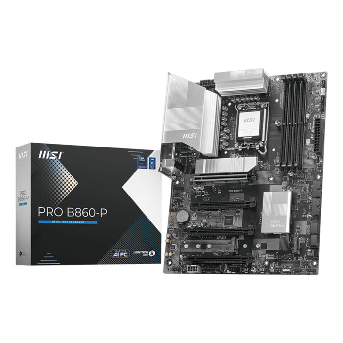 MSI MSI PRO B860-P moederbord Intel B860 LGA 1851 (Socket V1) ATX