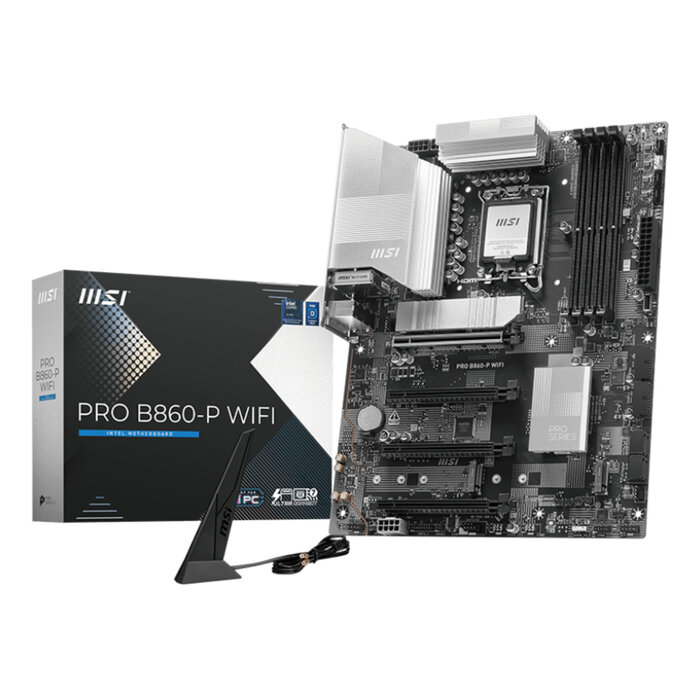 MSI MSI PRO B860-P WIFI moederbord Intel B860 LGA 1851 (Socket V1) ATX