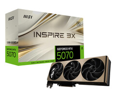 MSI MSI GeForce RTX 5070 12G INSPIRE 3X OC NVIDIA 12 GB GDDR7