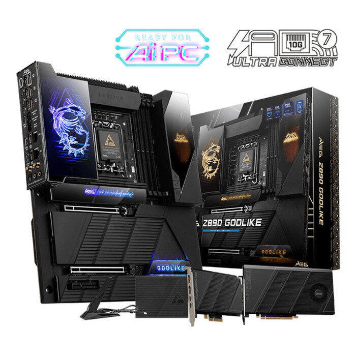 MSI MSI MEG Z890 GODLIKE moederbord Intel Z890 LGA 1851 (Socket V1) ATX