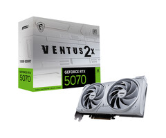MSI MSI GeForce RTX5070 VENTUS 2X OC White NVIDIA GeForce RTX 5070 12 GB GDDR7