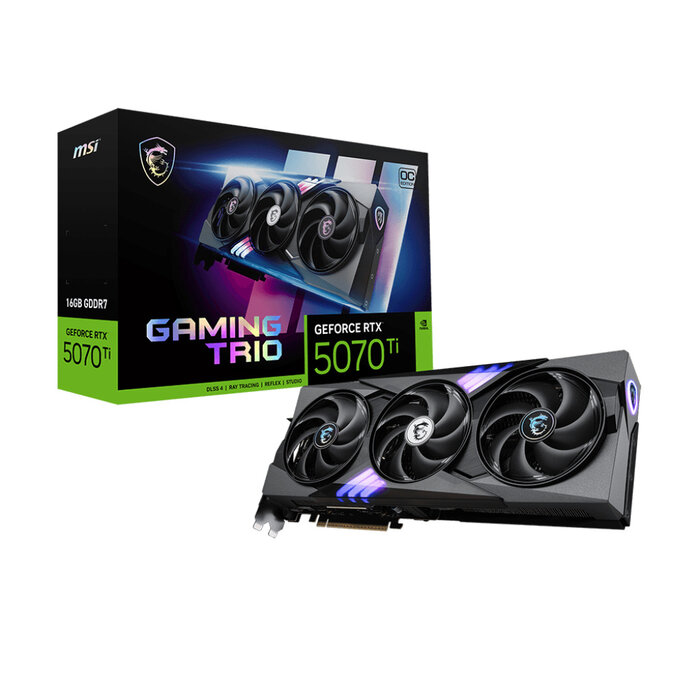 MSI MSI GAMING GeForce RTX 5070 Ti 16G TRIO OC NVIDIA 16 GB GDDR7