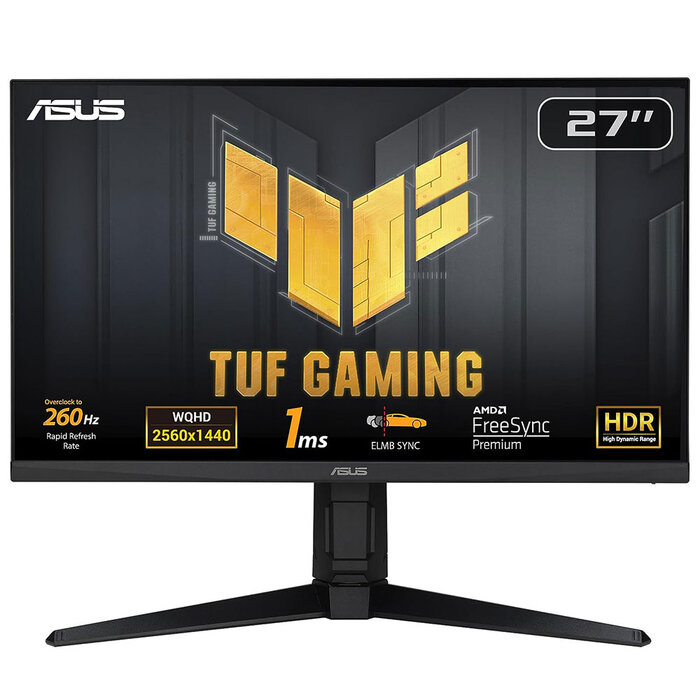 MSI ASUS TUF Gaming VG27AQML1A computer monitor 68,6 cm (27") 2560 x 1440 Pixels Wide Quad HD LCD Zwart