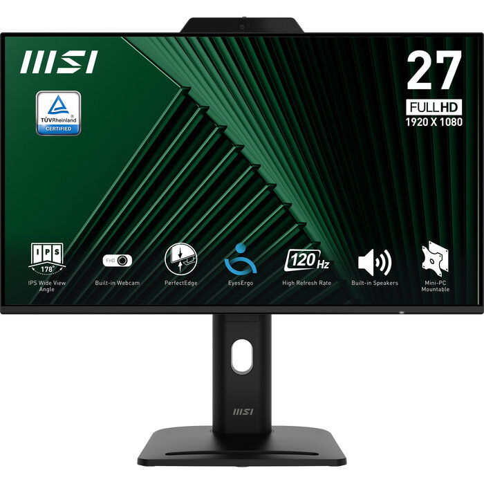 MSI MSI PRO MP272PMG computer monitor 68,6 cm (27") 1920 x 1080 Pixels Full HD LCD Zwart