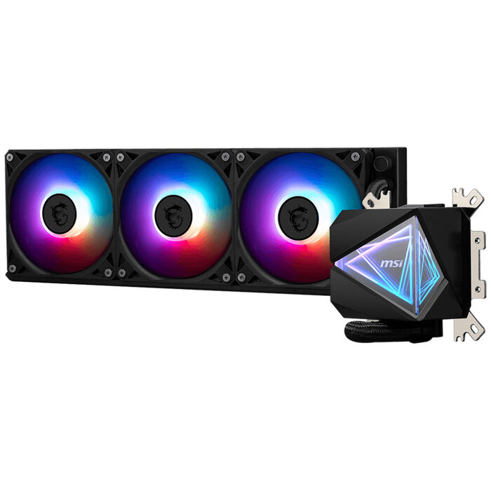 MSI MSI MAG Coreliquid I360 Computer behuizing Alles-in-één vloeistofkoeler 12 cm Zwart 1 stuk(s)