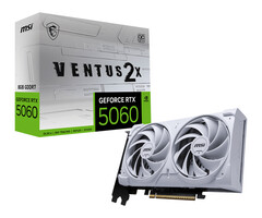 MSI MSI GeForce RTX 5060 8G VENTUS 2X OC WHITE NVIDIA 8 GB GDDR7