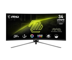 MSI MSI MAG 345CQRDE computer monitor 86,4 cm (34") 3440 x 1440 Pixels UltraWide Dual Quad HD Zwart