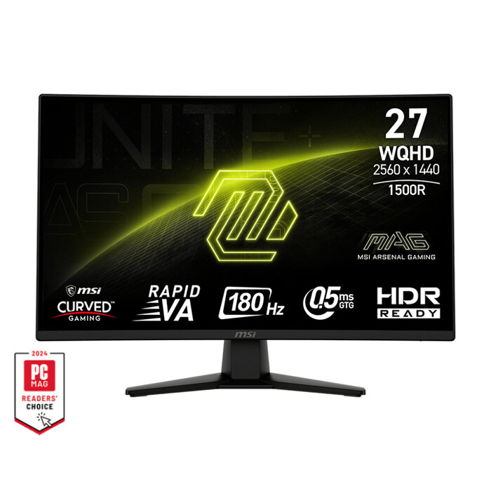MSI MSI MAG 274CQFDE computer monitor 68,6 cm (27") 2560 x 1440 Pixels Wide Quad HD Zwart